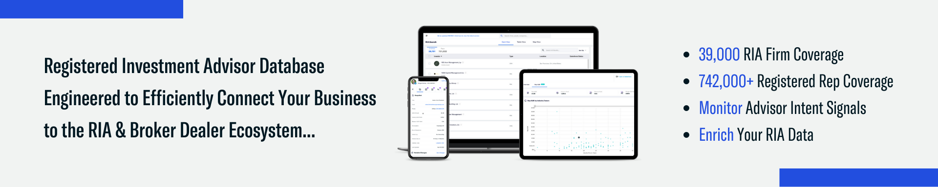 Registered Investment Advisor Database Engineered to Efficiently Connect Your Business to the RIA Ecosystem