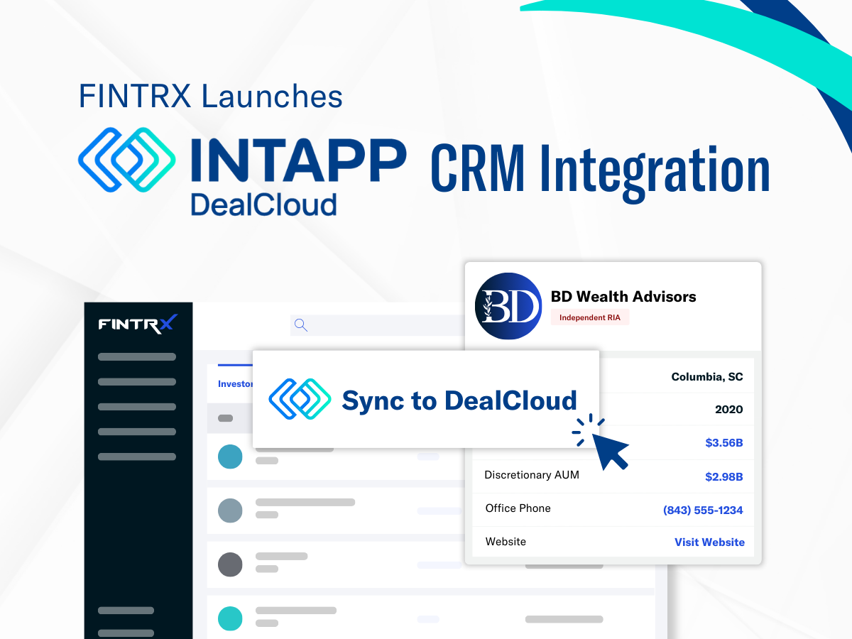 FINTRX Launches DealCloud CRM Integration